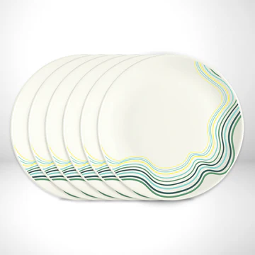 Elegant White Ceramic Serving Plates